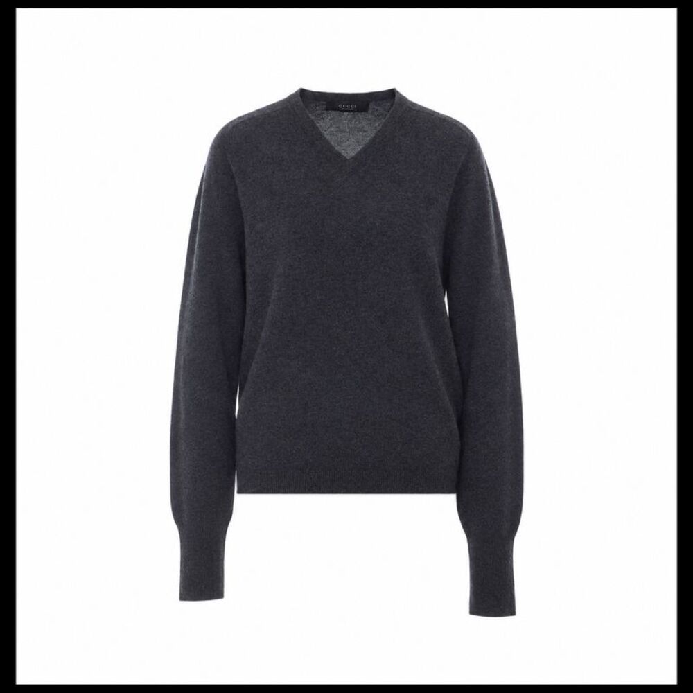 Gucci Women Sweater With Gucci Crest Embroidery